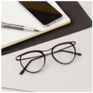 Black Oval Full Rim – Eyeglass